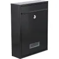 VOREL LETTERBOX 360 x 260 x 80 mm SVART 78555