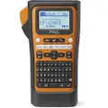 Brother P-Touch PT-E310BTVP - Etikettmaker - S/H - termotransfer - Rull (1,8 cm) - 180 dpi - inntil 20 mm/sek - USB 3.0, Bluetooth 5.0 - kutter - utskriftsforhåndsvisning - oransje, svart