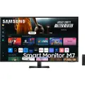Samsung S43DM702UU - M70D Series - LED-skjerm - Smart - 43 - 3840 x 2160 4K @ 60 Hz - VA - 300 cd/m² - 5000:1 - HDR10 - 4 ms - 2xHDMI, USB-C - høyttalere - svart
