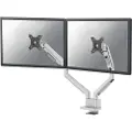 NeoMounts NEXT Slim DS70-250SL2 mounting kit - full-motion - for 2 monitors - silver