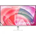 Samsung ViewFinity S7 S32D701EAU - S70D Series - LED-skjerm - 32 - 3840 x 2160 UHD @ 60 Hz - VA - 350 cd/m² - 3000:1 - HDR10 - 5 ms - HDMI, DisplayPort - varm hvit