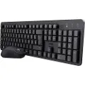 Trust TKM-360 - Tastatur- og mussett - stille - trådløs - QWERTY - Nordisk - svart