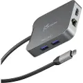 J5CREATE 5-in-1 USB-C Travel Adapter (with Ethernet and 140W PD)