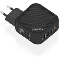 Aisens Asch-100w4p029-bk Usb-a-og Usb-c-vegglader