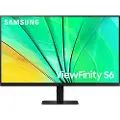 Samsung ViewFinity S6 S32D600EAU - S60UD Series - LED-skjerm - 32 - 2560 x 1440 QHD @ 100 Hz - IPS - 350 cd/m² - 1000:1 - HDR10 - 5 ms - HDMI, DisplayPort - svart