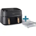 Philips Airfryer 3000 Series Dual Basket med grillsett NA352/04