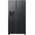 Samsung RS64DG53R3B1 - Kjøleskap/fryser - side-ved-side med vannautomat, isdispenser - Wi-Fi - bredde: 91.2 cm - dybde: 71.6 cm - høyde: 178 cm - 635 liter - Klasse E - Svart DOI