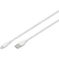 Digitus - Lightning-kabel - USB hann til Lightning hann - 50 cm - enkeltskjermet - MFI-sertifisert - hvit