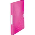 Leitz WOW - Boksfil - bokryggbredde: 30 mm - for A4 - kapasitet: 250 ark - metallisk rosa