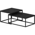 Woody Fashion HomitisSettbord (2 stk.) - LekaSvartSofabordFra Homeroom