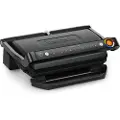 Tefal Optigrill+ XL GC727810, Sort, Metall, Rektangulær, Knapper, 800 cm², 400 x 200 mm