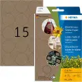 Herma 2076, Brun, Rund, Permanent, Universell, Papir, 158 g/m²