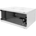 Digitus SoHo Series - Skap - 540 x 400 mm (WxD), unassembled - veggmonterbar - grå, svart, RAL 7035, RAL 9005 - 4U - 19
