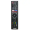 Nedis TVRC45HIBK, TV, IR Kabelfri, Trykknapper, Sort