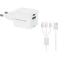 Conceptronic Althea16w Gan 33w Usb-c Vegglader