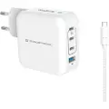 Conceptronic Althea18w Gan 100w Usb-a-og Usb-c-vegglader