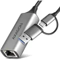Axagon Ade-txca Usb-a Til Rj45-adapter