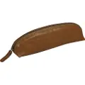 Clairefontaine Flying Spirit Læderpenalhus Oval Cognac 18x4x4cm