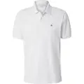 Calvin Klein Jeans for man. LV040EM269 White piqué polo shirt (XL), Casual, Cotton, Short sleeve