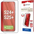 Displex 01898, Samsung, Galaxy S24+, Galaxy S25+, Tørr påføring, Støvresistent, Slagbestandig, Ripebestandig, Sjokkresistent, Gjennomsiktig, 1 stykker