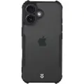 Tactical iPhone 16 Quantum Stealth-deksel med forsterkede hjørner - klar / svart