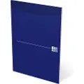 Oxford Office Essentials - Limt pute - A4 - 50 ark / 100 sider - hvitt papir - vanlig - blått deksel - kartong