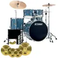 Tama Imperialstar 22 5pc Drum Kit Hairline Blue