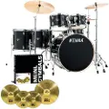 Tama Imperialstar 22 6pc Drum Kit Hairline Black