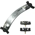 Everest Violin Shoulder Rest 4/4-3/4 Size Titanium Silver