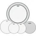 Remo Pinstripe Tom Pack - 12 13 16" Heads + Free 14 Powerstroke 3