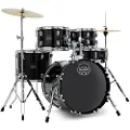 Mapex Comet Series Compact 18 Drum Kit Dark Black w/Ride Cymbal