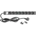 Adam hall 19 EU Power Strip 8 Sockets