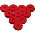 Ahead Red Wool Cymbals Felts 10 Pack