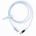 MyVolts Step Up USB-C to USB-C PD Cable with LCD Power Meter Sky Blue