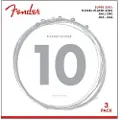 Fender 250R Ball End Nikkelbelagte Stålstrenger for Elektrisk Gitar 10-46 3-pakk
