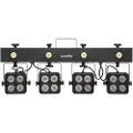 Eurolite batteri KLS-180 LED PAR spotlight belysningssystem (41701000)