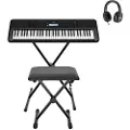 Yamaha PSR E383 Bærbar Keyboardpakke Svart