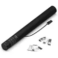 Equinox 50cm Electric Confetti Cannon White/Silver