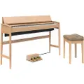 Roland Kiyola KF-10 Digitalt Piano med Krakk Ren Eik - Tidligere utstillingsmodell