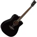 Yamaha FGX800C Elektroakustisk Svart