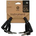 Planet Waves Classic Series Right Angle Patch Cable 3 Pack 6"