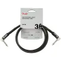Fender Profesjonell 3 Fot Lang Vinklet Instrumentkabel Svart