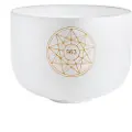 Meinl Solfeggio Crystal Singing Bowl 10" 963 Hz Note B4
