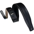 Levys Leathers DM1PD Padded Leather Strap Black