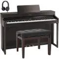 Roland HP702 Digital Pianopakke Mørkt Rosentre
