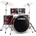 Yamaha Stage Custom Birch 22 5 stk Skjellpakke m / Bagger Cranberry Red