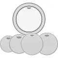 Remo Emperor Coated Complete Pack - 10 12 14" Heads w/20 P3 + Free 14 Ambassador