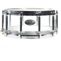 Pearl Crystal Beat 14" x 5" Free Floating Acrylic Snare Drum Ultra Clear