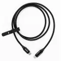 MyVolts Step Up USB-C to USB-C 1m PD Cable with LCD Power Meter Black