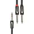 Roland 1/4 TRS - Dobbel 1/4 Kabel for Sammenkobling 10 fot/3 m